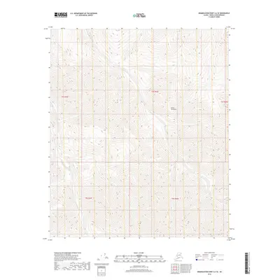 2018 Map of Demarcation Point A-2 SE, 2018 Print