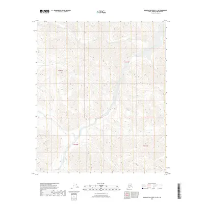 2018 Map of Demarcation Point A-2 SW, 2018 Print