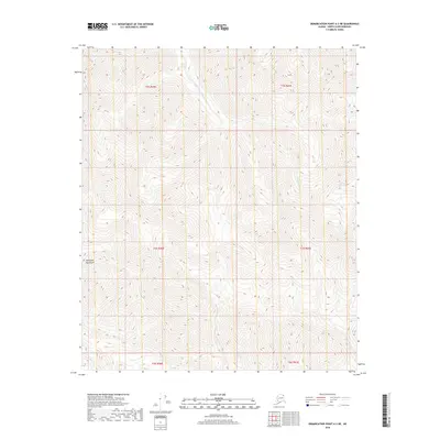 2018 Map of Demarcation Point A-3 NE, 2018 Print