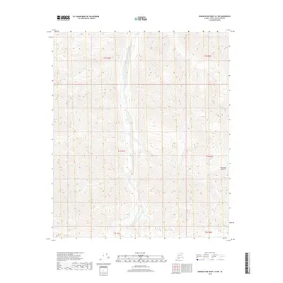 2018 Map of Demarcation Point A-3 NW, 2018 Print