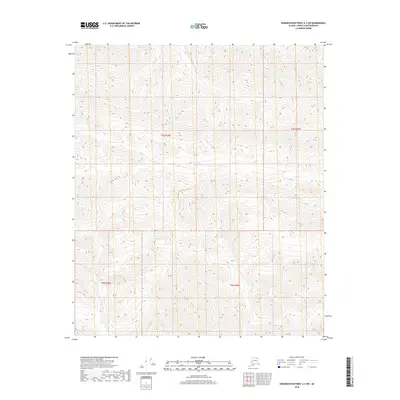2018 Map of Demarcation Point A-3 SW, 2018 Print