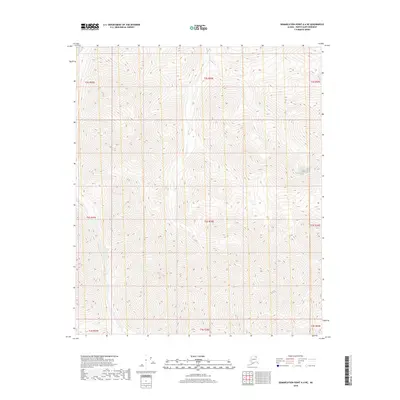 2018 Map of Demarcation Point A-4 NE, 2018 Print