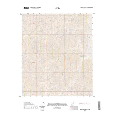 2023 Map of Demarcation Point A-4 NW, 2023 Print