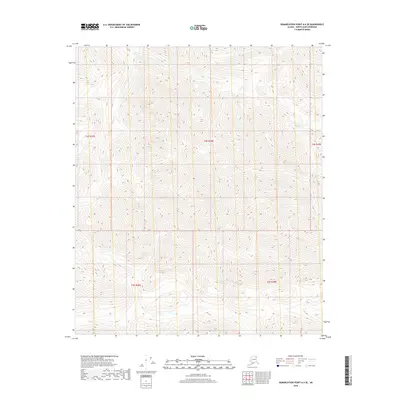 2018 Map of Demarcation Point A-4 SE, 2018 Print