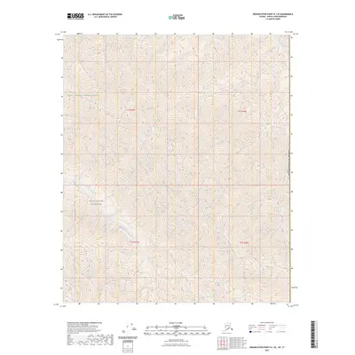 2023 Map of Demarcation Point B-1 SE, 2023 Print
