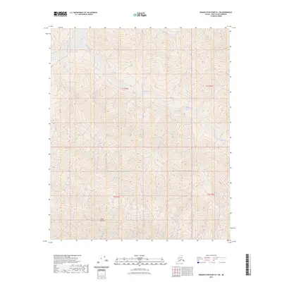 2023 Map of Demarcation Point B-1 SW, 2023 Print
