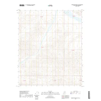 2018 Map of Demarcation Point B-2 NE, 2018 Print