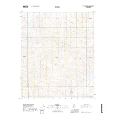 2018 Map of Demarcation Point B-2 NW, 2018 Print