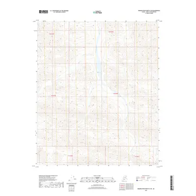 2018 Map of Demarcation Point B-3 NE, 2018 Print