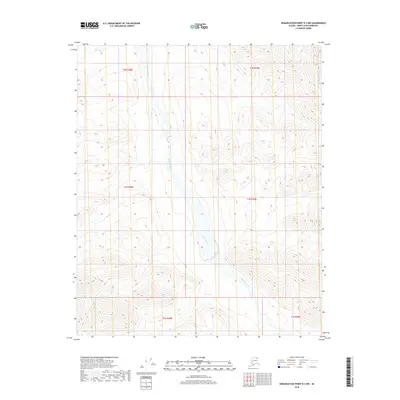 2018 Map of Demarcation Point B-3 NW, 2018 Print