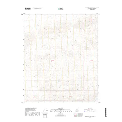 2018 Map of Demarcation Point B-4 NW, 2018 Print
