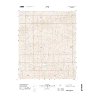 2023 Map of Demarcation Point B-4 NW, 2023 Print