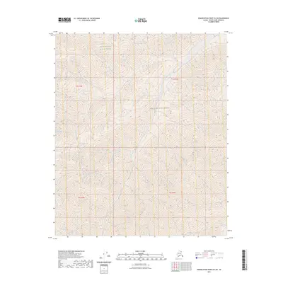 2023 Map of Demarcation Point B-4 SW, 2023 Print