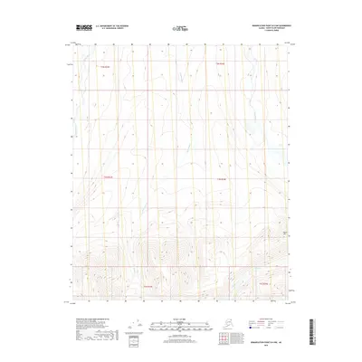 2018 Map of Demarcation Point B-5 NW, 2018 Print