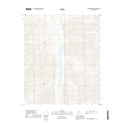 2018 Map of Demarcation Point B-5 SE, 2018 Print