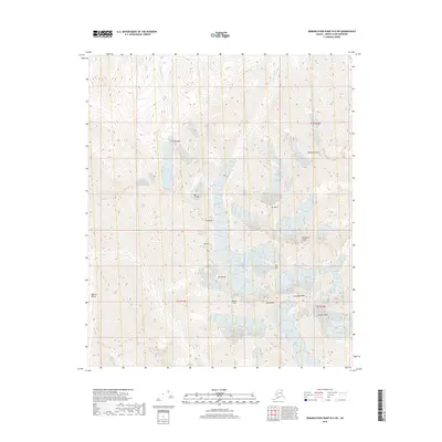 2018 Map of Demarcation Point B-5 SW, 2018 Print