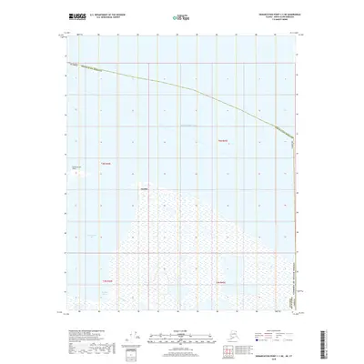 2018 Map of Demarcation Point C-1 NE, 2018 Print