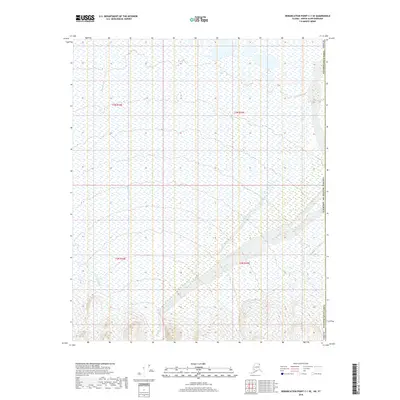 2018 Map of Demarcation Point C-1 SE, 2018 Print