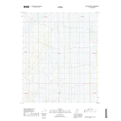 2018 Map of Demarcation Point C-2 NW, 2018 Print