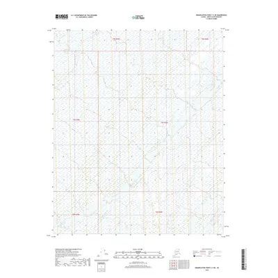 2018 Map of Demarcation Point C-3 NE, 2018 Print