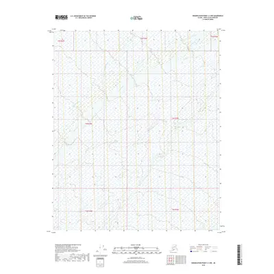 2018 Map of Demarcation Point C-3 NW, 2018 Print