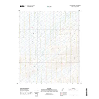 2018 Map of Demarcation Point C-3 SW, 2018 Print