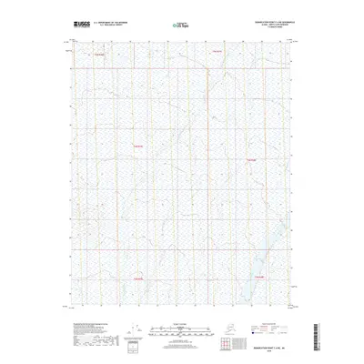 2018 Map of Demarcation Point C-4 NE, 2018 Print