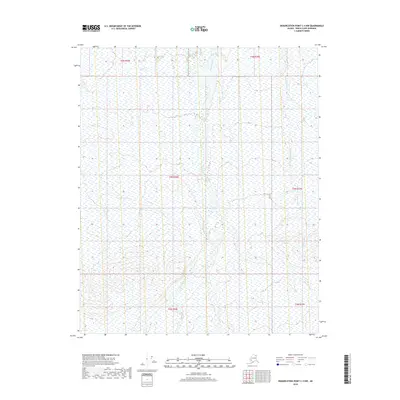 2018 Map of Demarcation Point C-4 NW, 2018 Print
