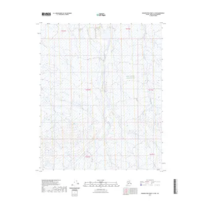 2023 Map of Demarcation Point C-4 NW, 2023 Print