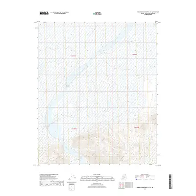 2018 Map of Demarcation Point C-4 SE, 2018 Print