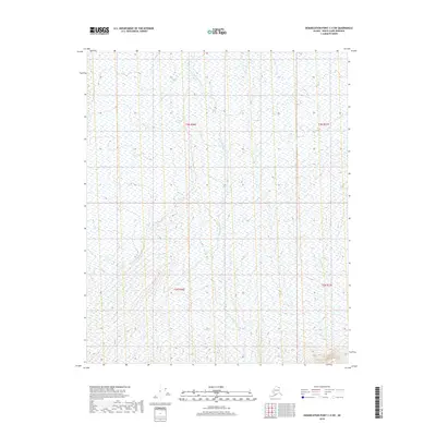 2018 Map of Demarcation Point C-4 SW, 2018 Print