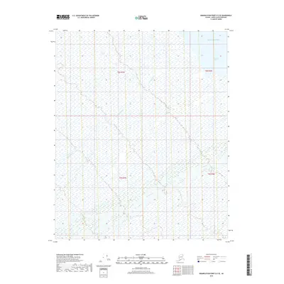 2018 Map of Demarcation Point D-3 SE, 2018 Print