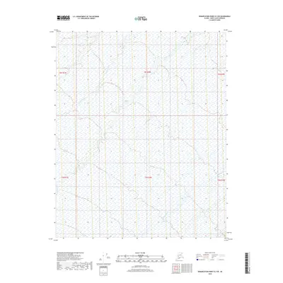 2018 Map of Demarcation Point D-3 SW, 2018 Print