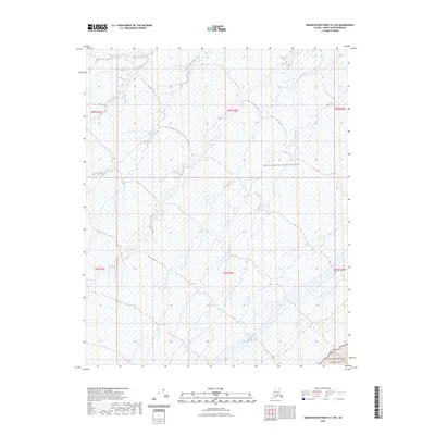 2023 Map of Demarcation Point D-3 SW, 2023 Print