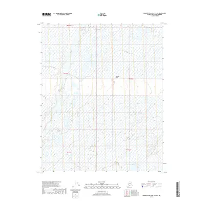 2018 Map of Demarcation Point D-4 NW, 2018 Print