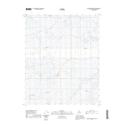 2023 Map of Demarcation Point D-5 NE, 2023 Print