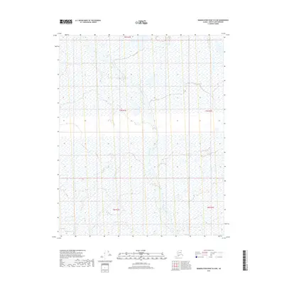 2018 Map of Demarcation Point D-5 NW, 2018 Print