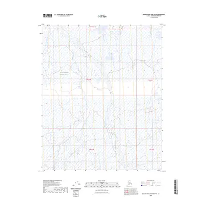 2023 Map of Demarcation Point D-5 NW, 2023 Print