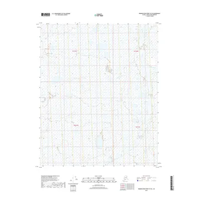 2018 Map of Demarcation Point D-5 SE, 2018 Print