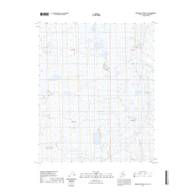 2023 Map of Demarcation Point D-5 SE, 2023 Print