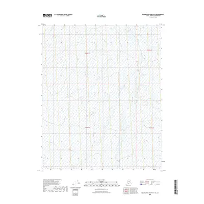2018 Map of Demarcation Point D-5 SW, 2018 Print