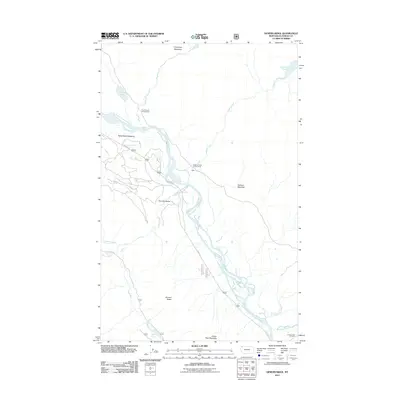 2011 Map of Demers Ridge, 2011 Print