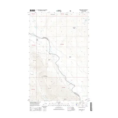 2014 Map of Demers Ridge, 2014 Print