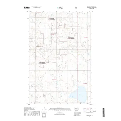 2017 Map of Demicks Lake, 2017 Print