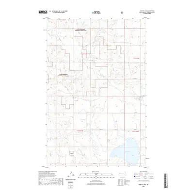 2020 Map of Demicks Lake, 2020 Print