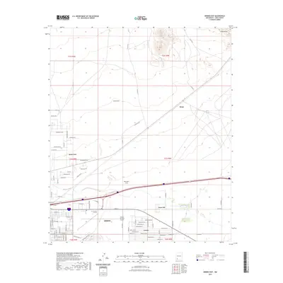 2023 Map of Deming East, 2023 Print