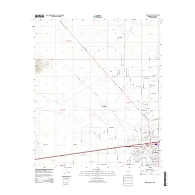 2013 Map of Deming West, 2013 Print