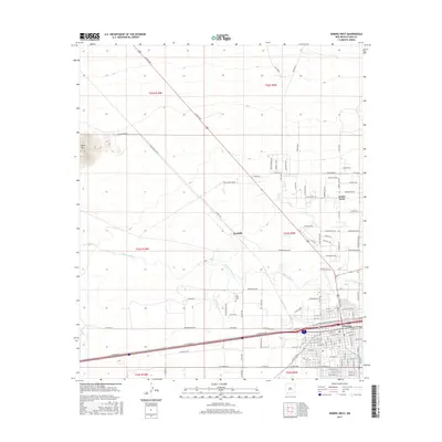 2017 Map of Deming West, 2017 Print