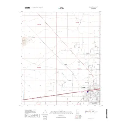 2023 Map of Deming West, 2023 Print