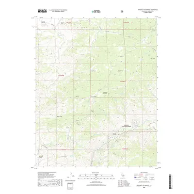 2018 Map of Democrat Hot Springs, 2018 Print